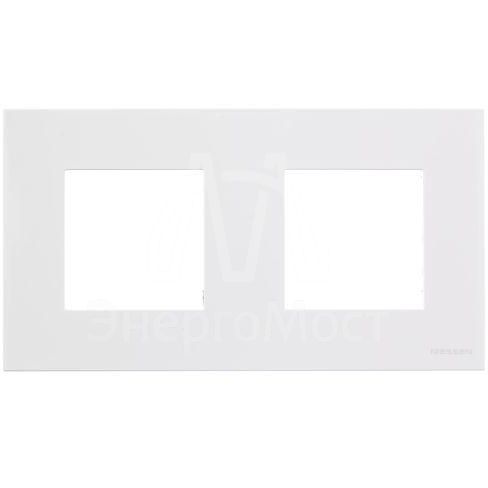 Рамка 2-м 4мод. Zenit бел. ABB 2CLA227200N1101