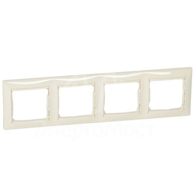 Рамка 4-м Valena горизонт. сл. кость (DIY-упак.) Leg 695634