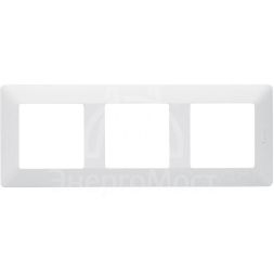 Рамка 3-м Valena Life универсальная бел. Leg 754003