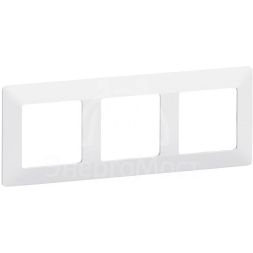 Рамка 3-м Valena Life универсальная бел. Leg 754003