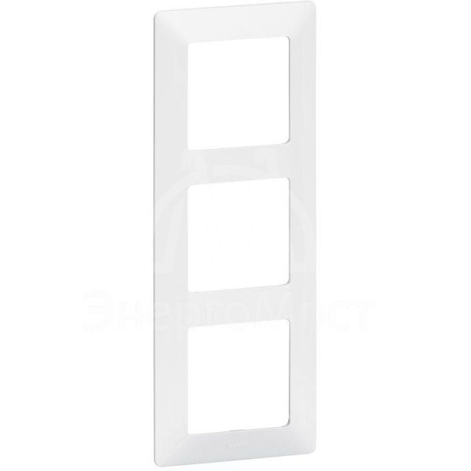 Рамка 3-м Valena Life универсальная бел. Leg 754003