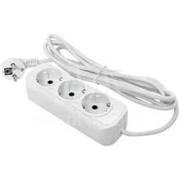 Удлинитель 3х2м с заземл. 16А IP20 Эксперт 3.0кВт ПВС 3х1 PROxima EKF UBA16-310-3-02