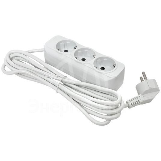 Удлинитель 3х2м с заземл. 16А IP20 Эксперт 3.0кВт ПВС 3х1 PROxima EKF UBA16-310-3-02