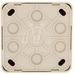 Розетка компьютерная 1-м ОП VIOLA крем. LEZARD 751-0300-139