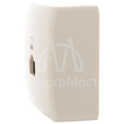 Розетка компьютерная 1-м ОП VIOLA крем. LEZARD 751-0300-139