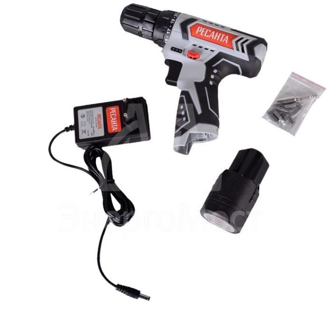 Дрель-шуруповерт аккумуляторная Ресанта ДА-12-2Л