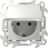 Механизм розетки 2К+З IP44 Push&amp;amp;Go Simon24 бел. 2420448-030