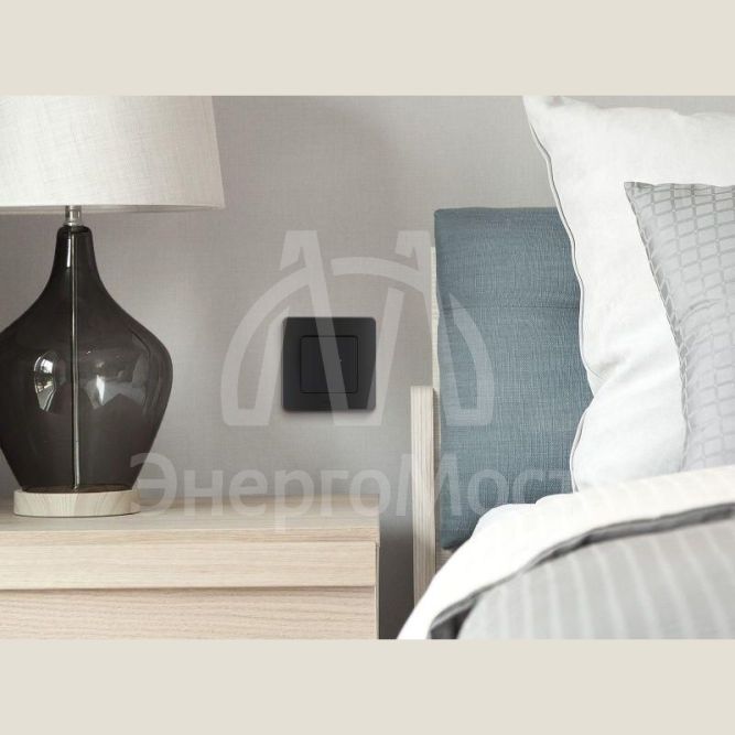 Рамка 1-м Inspiria антрацит Leg 673933