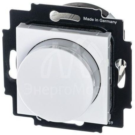 Светорегулятор Levit поворотно-нажимной 60-600Вт R бел./ледяной ABB 2CHH942247A6001