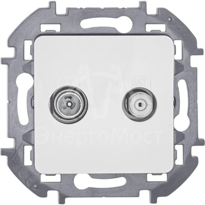 Розетка телевизионная TV/SAT Inspiria с топологией &amp;quot;звезда&amp;quot; механизм бел. Leg 673880
