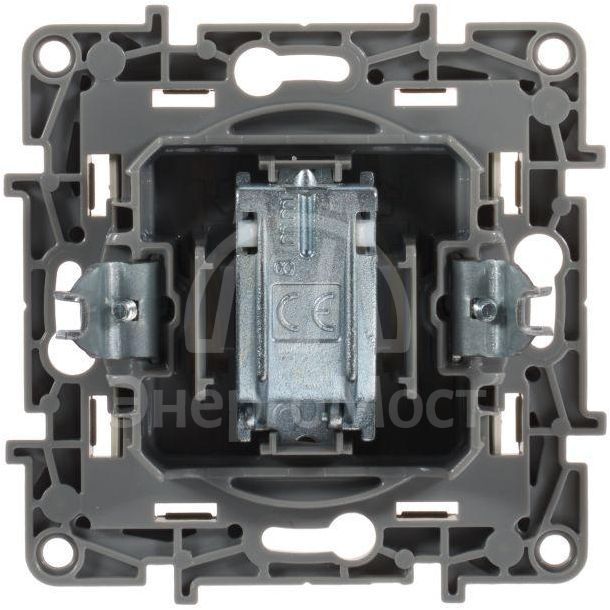 Розетка телевизионная TV СП Etika 2дБ 0-2400МГц с топологией &amp;quot;звезда&amp;quot; механизм сл. кость Leg 672351