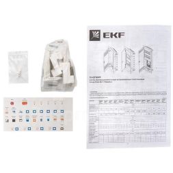 Основание силового щита Nova с DIN-рейками 12мод. IP40 PROxima EKF nv-pbase-12