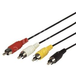 Шнур 4х4 RCA 3м Rexant 17-0304