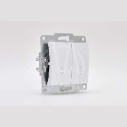 Механизм выключателя проходного 2-кл. 1п СП Karina 10А IP20 бел. LEZARD 707-0288-106