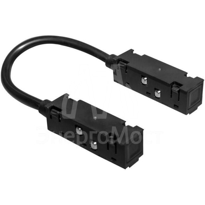 Коннектор питания угловой TRM20-CPC-B для магнитн. трековой системы NOVA 48В черн. Эра Б0054796