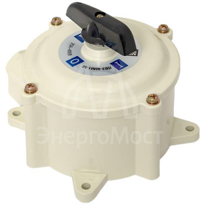 Выключатель пакетный 1-кл. 40А IP56 ПВ3-40 М1 пл. беж. EKF pv-3-40-4
