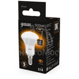 Лампа светодиодная Black R50 6Вт 3000К тепл. бел. E14 500лм 150-265В Gauss 106001106