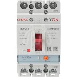 Выключатель автоматический MGS125 3P 40-50A 18kA YON MGS125B-3TAMF0050