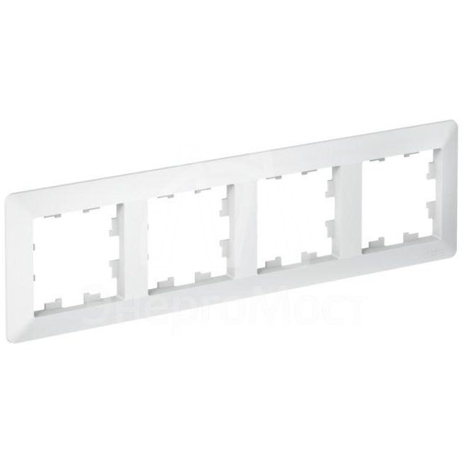 Рамка 4-м AtlasDesign Air лотос/дым. бел. SE ATN221304