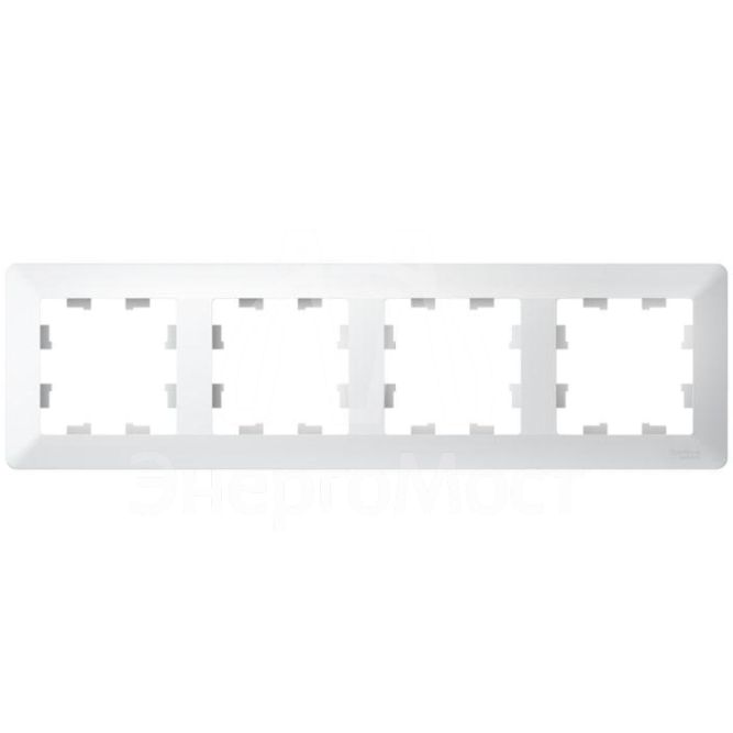 Рамка 4-м AtlasDesign Air лотос/дым. бел. SE ATN221304