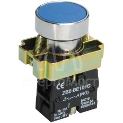 Кнопка LAY5-BA61 без подсветки син. 1з IEK BBT60-BA-K07
