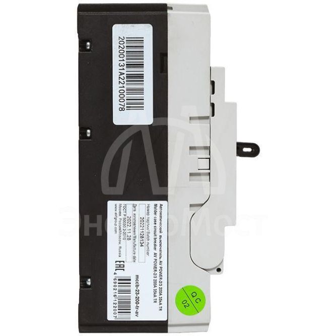Выключатель автоматический 3п 200А 35кА AV POWER-2/3 TR AVERES EKF mccb-23-200-TR-av