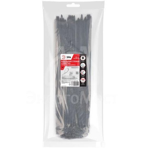 Хомут кабельный 4.8х200 NO-225-183 черн. (уп.100шт) Эра Б0065953