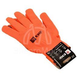 Перчатки рабочие ТОЧКА ЗИМА с ПВХ-покрытием утепленные (7 класс 10 разм) Professional EKF pe7ac-10-pro