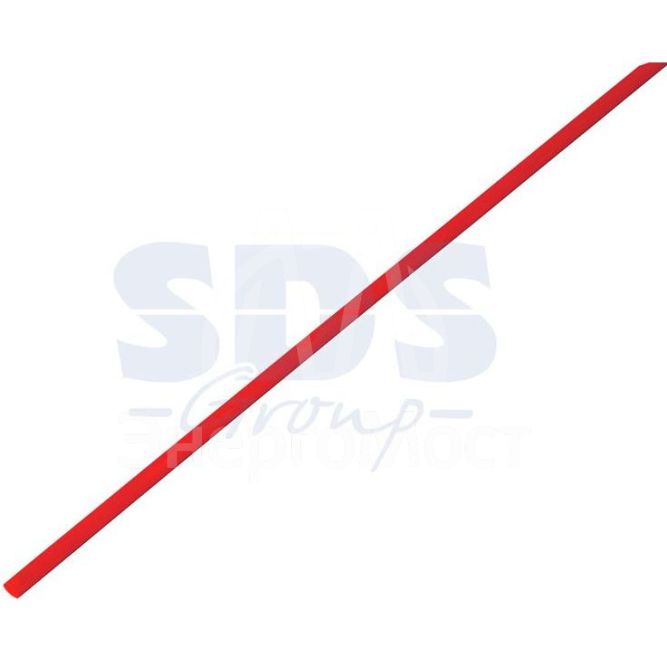 Трубка термоусадочная 4.0/2.0 (уп.200м) красн. Rexant 49-0404