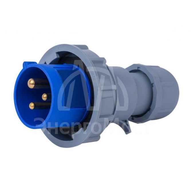 Вилка переносная 2Р+РЕ 32А 220В IP67 ВП-103 DEKraft 26107DEK