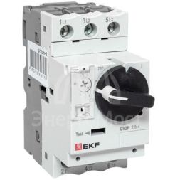 Выключатель автоматический для защиты двигателя GV2P 2.5-4А EKF gv2pm-4