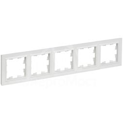 Рамка 5-м BRITE РУ-5-БрАБ арктич. бел. IEK BR-M52-K91