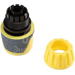 Коннектор для шланга быстросъемный с автостопом 3/4дюйма ЧЕТЫРЕ СЕЗОНА 62-0217