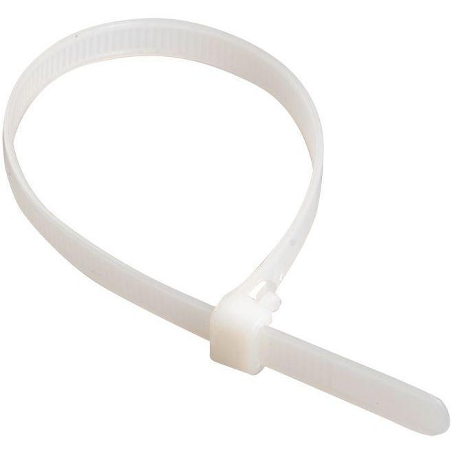 Хомут кабельный 2.5х100 нейл. бел. (уп.100шт) IEK UHH31-D025-100-100
