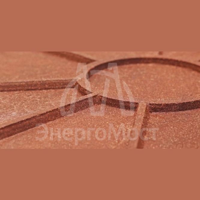 Плита для закрытия кабеля ПЗК &amp;quot;ОСТОРОЖНО КАБЕЛЬ&amp;quot; 480х480х16 красн. Synergy 00-00000060