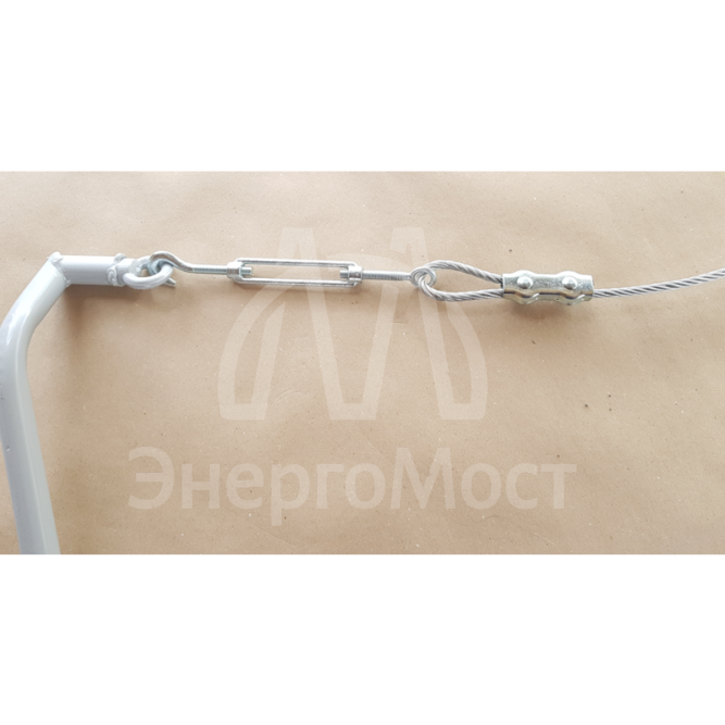 Натяжитель троса молниезащиты левый &amp;quot;Коса&amp;quot;