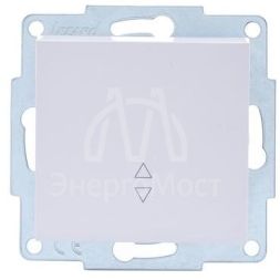 Механизм выключателя проходн. 1-кл. СП VESNA бел. LEZARD 742-0288-105