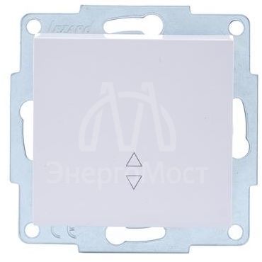 Механизм выключателя проходн. 1-кл. СП VESNA бел. LEZARD 742-0288-105
