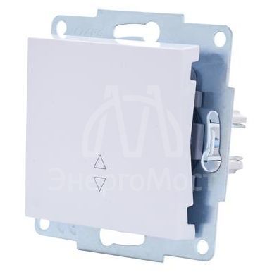 Механизм выключателя проходн. 1-кл. СП VESNA бел. LEZARD 742-0288-105