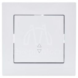 Механизм выключателя проходн. 1-кл. СП VESNA бел. LEZARD 742-0288-105