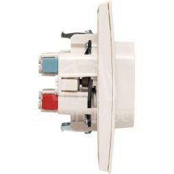 Розетка 2-м СП Стокгольм 10А IP20 без заземл. защ. шторки бел. PROxima EKF EXR10-102-10