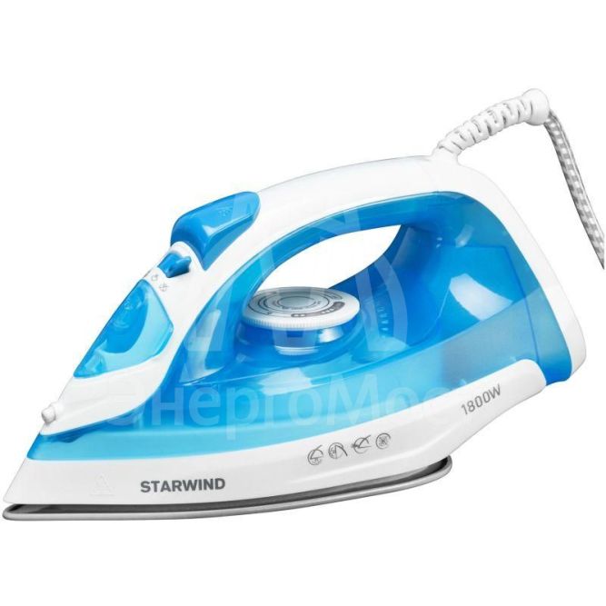 Утюг SIR2045 1800Вт голубой/бел. STARWIND 1462020