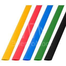 Набор трубок термоусадочных ТУТ 10.0/5.0мм 1м (уп.50шт) 5 цветов Rexant 29-0160