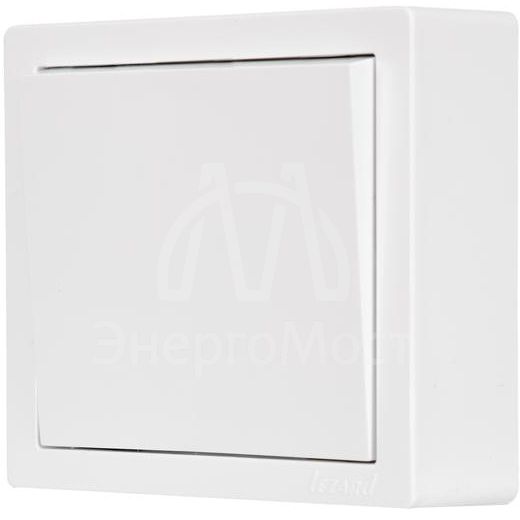 Выключатель 1-клав. LETO бел. LEZARD 752-0200-100