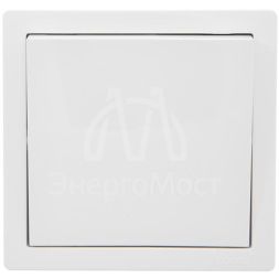 Выключатель 1-клав. LETO бел. LEZARD 752-0200-100