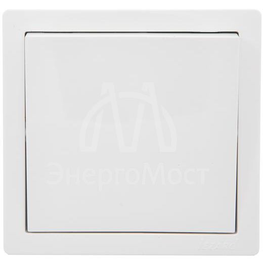 Выключатель 1-клав. LETO бел. LEZARD 752-0200-100