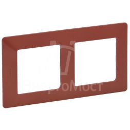 Рамка 2-м Valena Life универсальная терракота Leg 754072