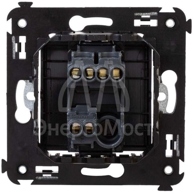 Переключатель 1-кл. СП Avanti &amp;quot;Черный матовый&amp;quot; DKC 4412113