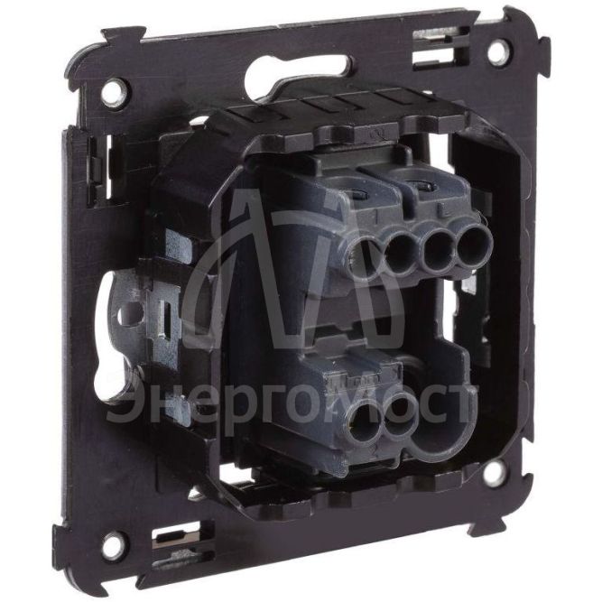 Переключатель 1-кл. СП Avanti &amp;quot;Черный матовый&amp;quot; DKC 4412113