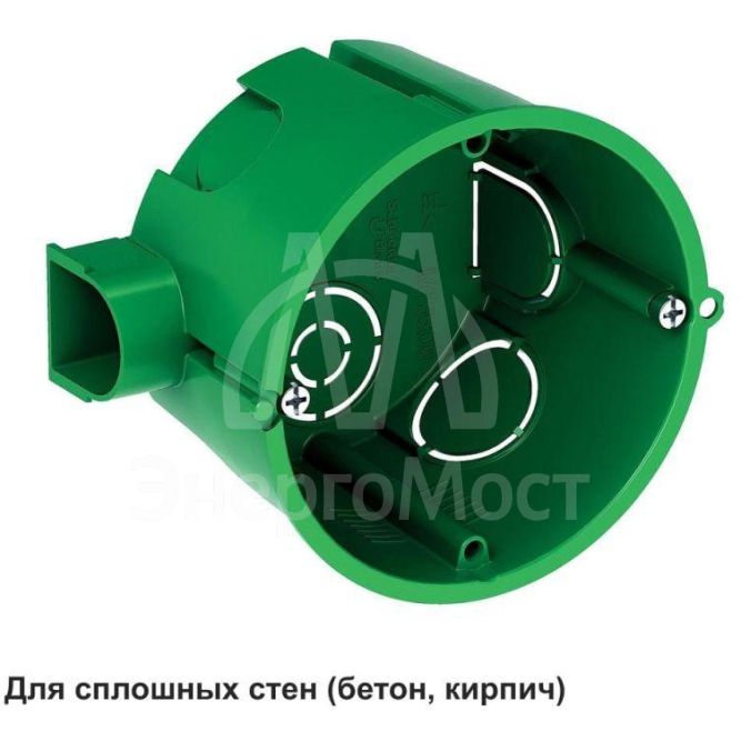 Коробка установочная 68(65)х45мм для сплошных стен DIY SE IMT351001